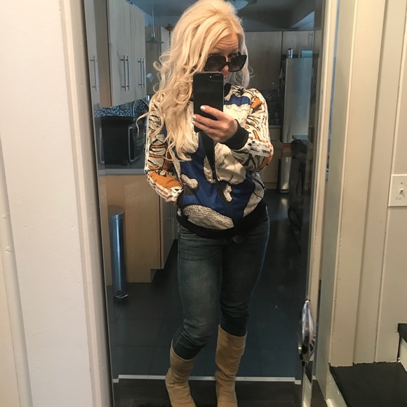 ADIDAS x FARM RIO collab tropical palm limited edition superstar jacket size S - Picture 13 of 13